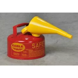 1 Gal. Red Flammable Safety Can W/ FUNNELTYPE 1- UI-10-FS