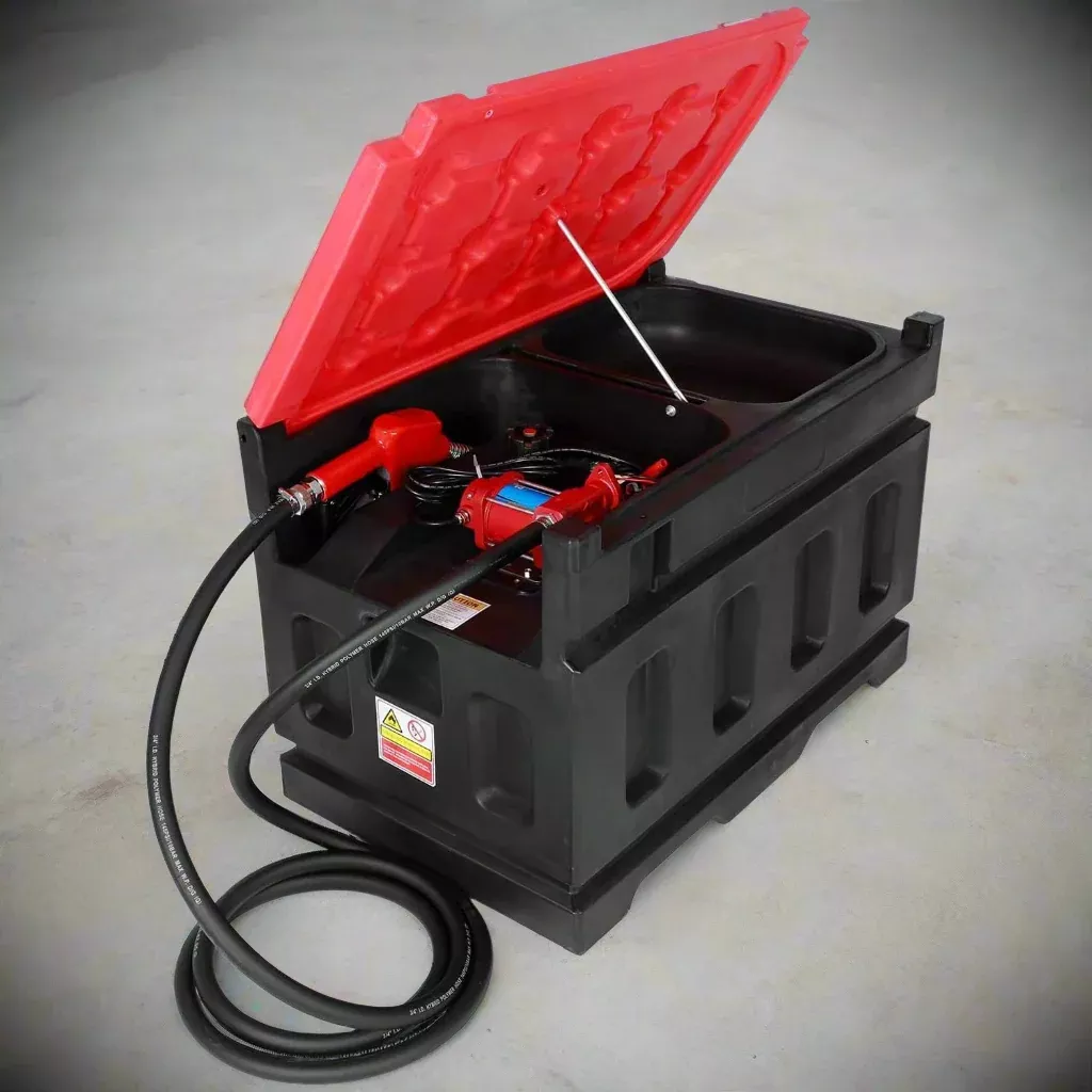 180L Portable Fuel Transfer Tank – 12V Pump System for Gas & Diesel | Model YHM180G1
