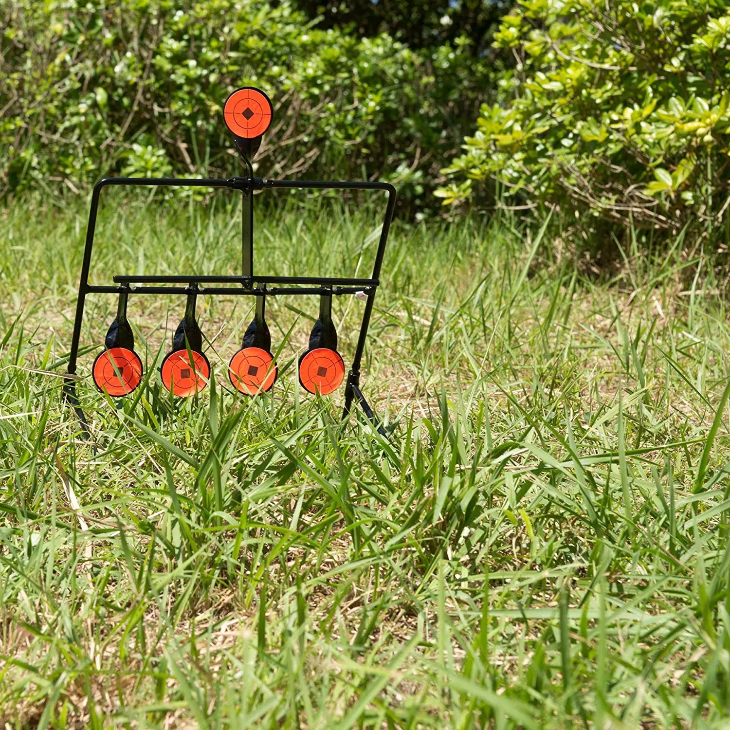 .22 Resetting Steel Shooting Target – Heavy-Duty Auto-Reset Practice Stand for Air Guns & Plinking - S1279