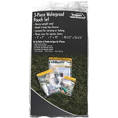 3-Piece Waterproof Pouch Set