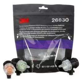 3M 26830 Performance Pressure HVLP Atomizing Head Refill Variety Kit