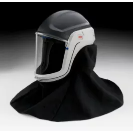 3M M-407 Versaflo Respiratory Helmet Assembly with Premium Visor and Flame Resistant Shroud
