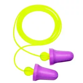 3M P2001 Corded No-Touch Push-to-Fit Earplugs NRR 29 dB