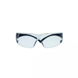 3M SecureFit SF204SGAF-BLU 200 SeriesBlue Temples Light Blue Scotchgard Anti-Fog Lens