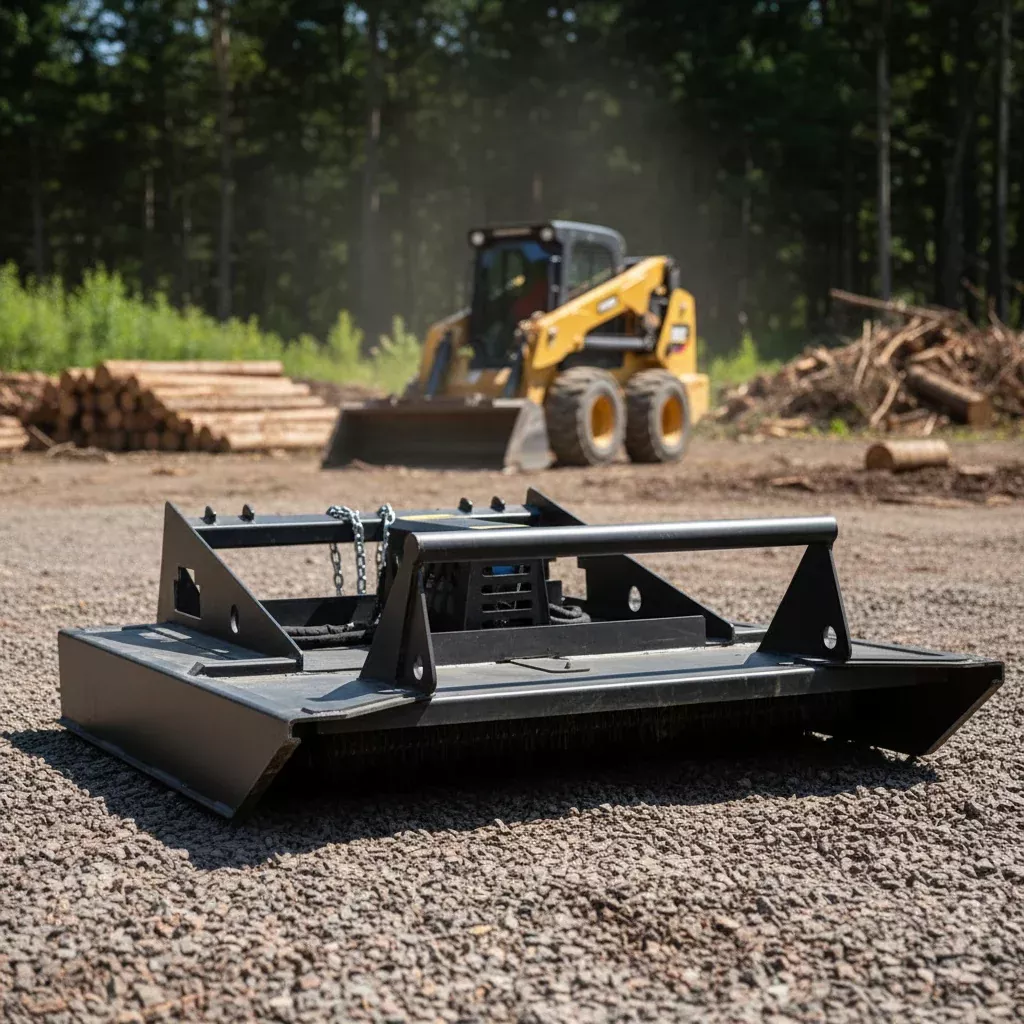 72" & 66" Heavy-Duty Skid Steer Brush Cutters – Rough Cut Land Clearing Mowers