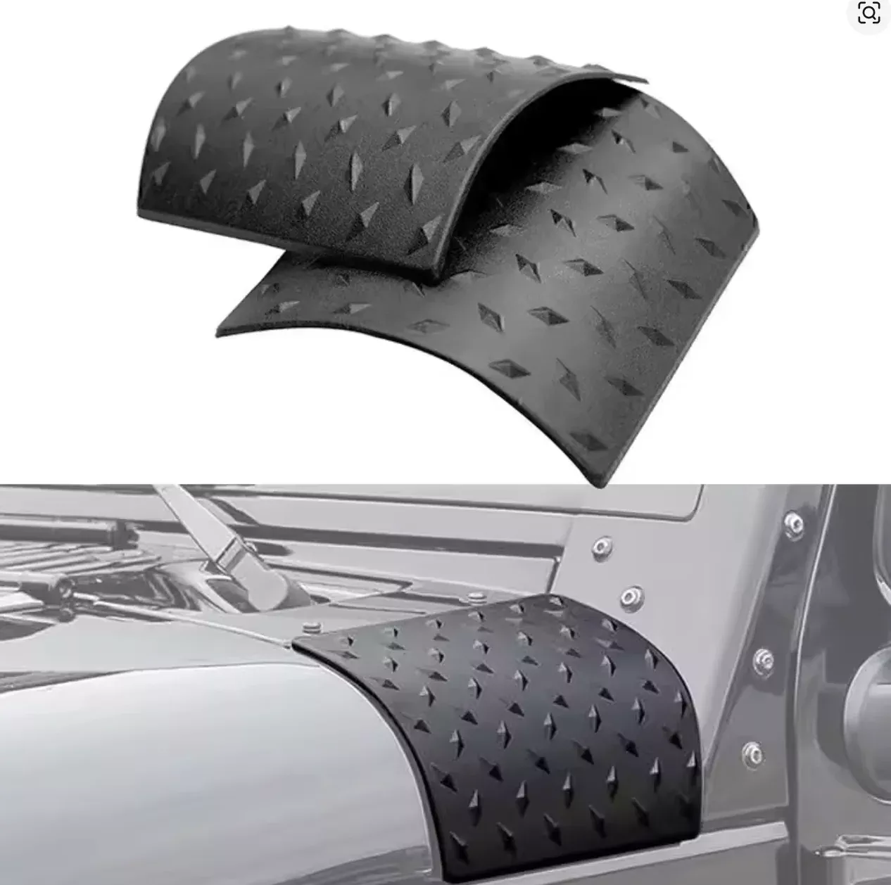 BC Offoading Body Armor Cover Trim Exterior Accessories for Jeep Wrangler JK 2007-2018