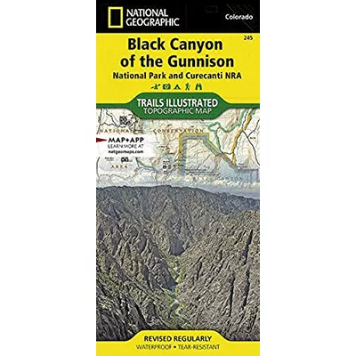 Black Canyon of the Gunnison Map