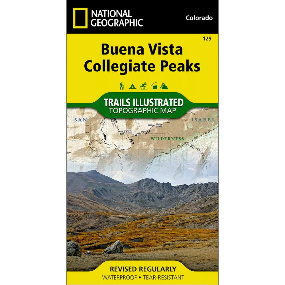 Buena Vista, Collegiate Peaks Trail Map