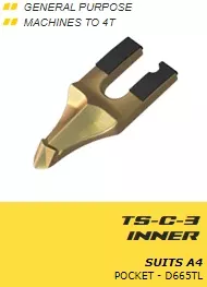 Digga Tooth D509 HardRock TS-C-3