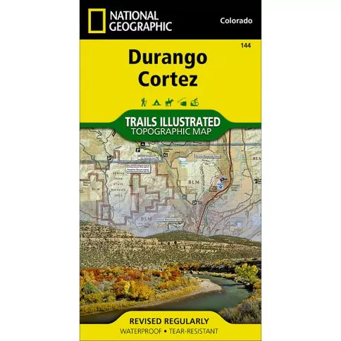 Durango, Cortez Trail Map