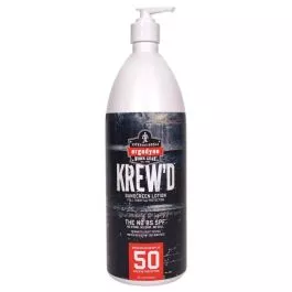 Ergodyne 6355 KREW'D 32oz SPF 50 Sunscreen Lotion