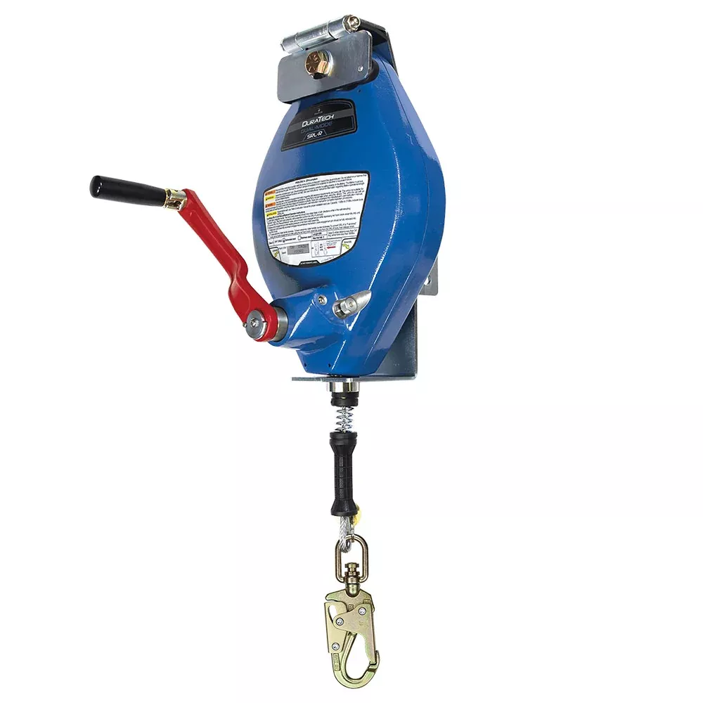 FallTech DuraTech 3-Way Retrieval Retractable w/ Snap Hook - Galvanized/60 ft.