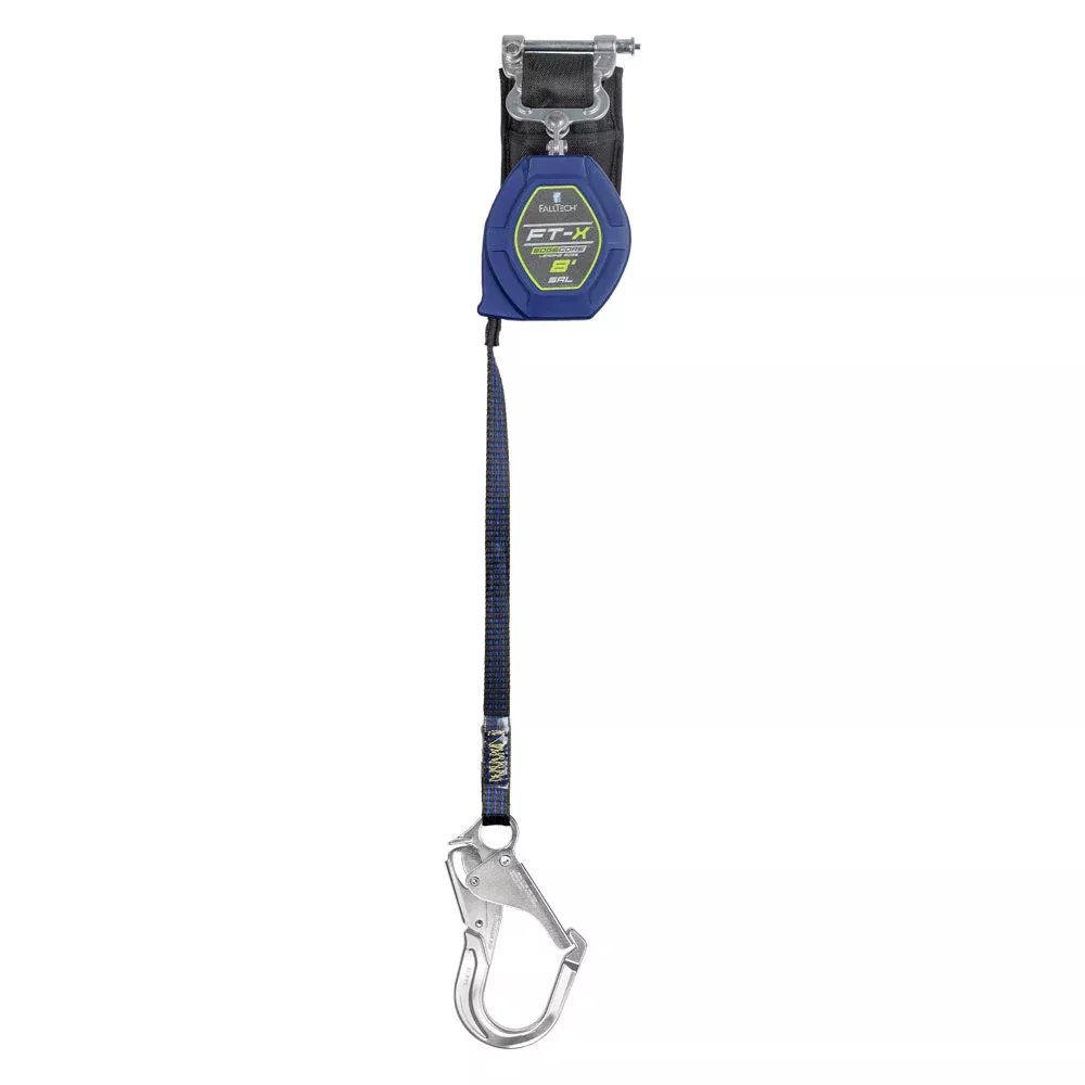 FallTech FT-X EdgeCore Leading Edge Personal SRL w/ Aluminum Rebar Hook - 8 ft.