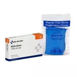 First Aid Only 21-026 Nitrile Exam Gloves