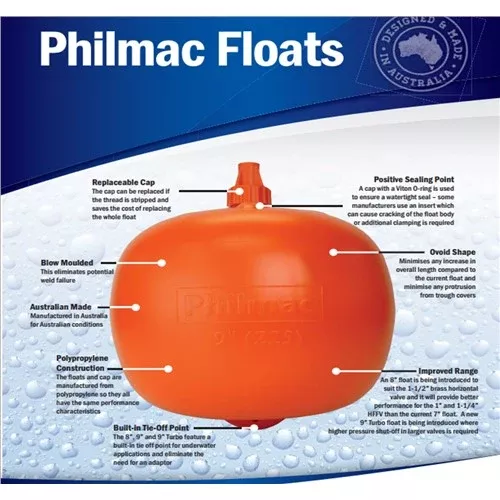 Float Ball Oval Orange