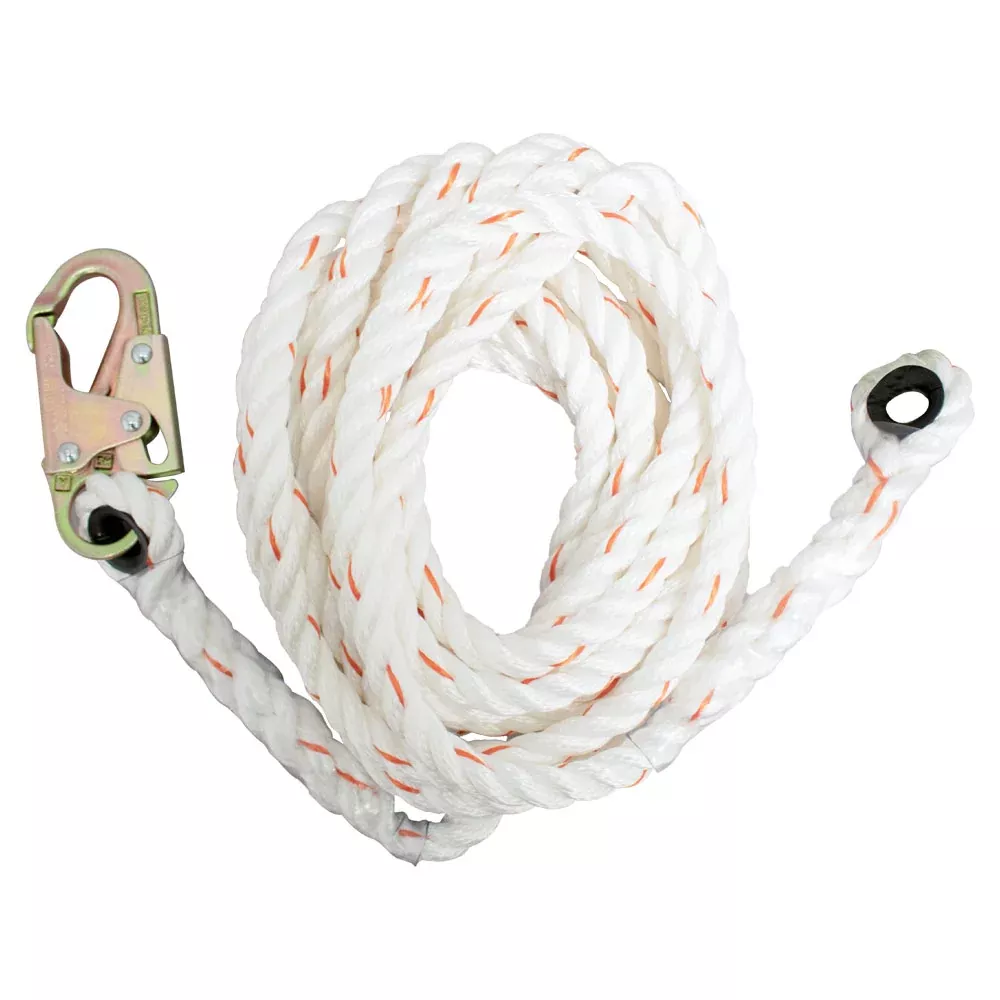 French Creek Vertical Lifeline w/ Thimble End - 50 ft.