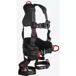 "FT-Iron FBH 3D+FD Construction Climbing, Large, TB Legs/QC Chest BLK GREY - 8144FDL
