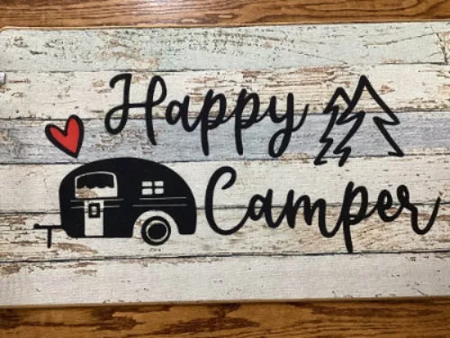 "Happy Camper" Rug