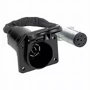 Hopkins 6 Round to 7 Blade Wiring Connector Adapter