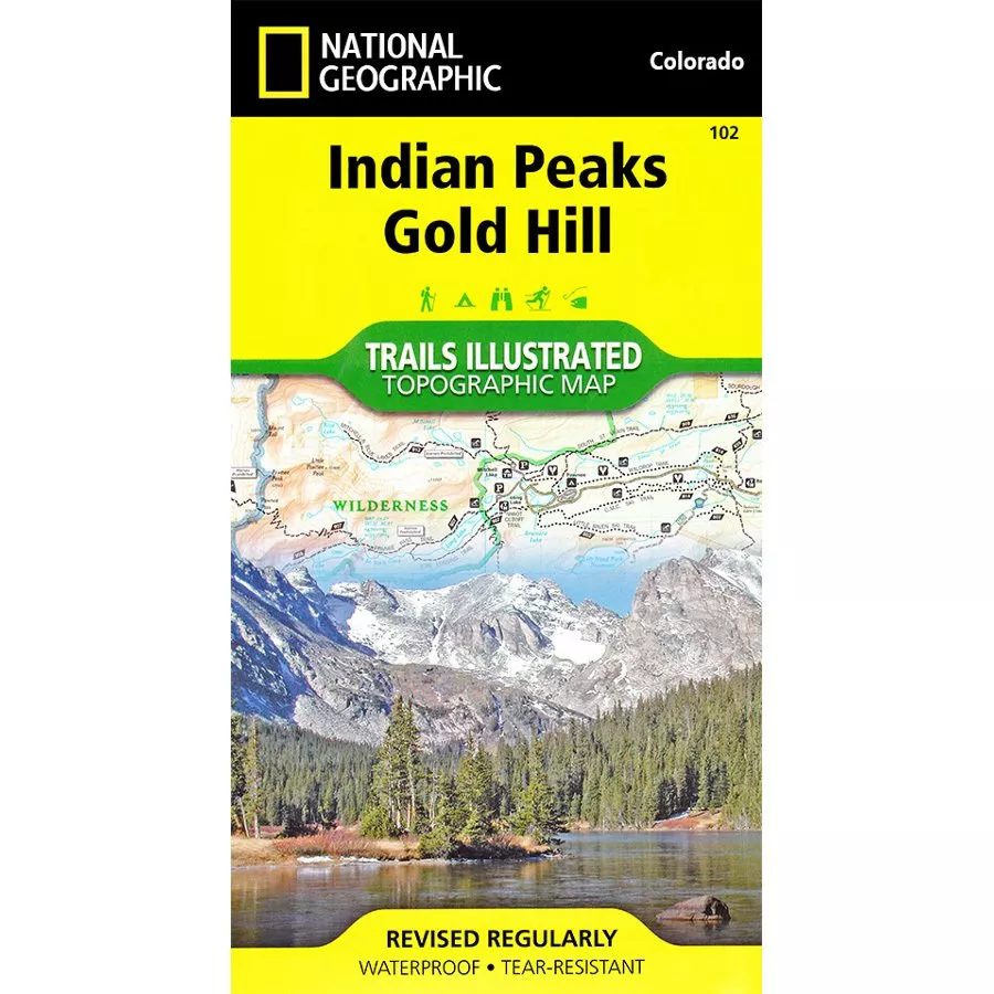 Indian Peaks Gold Hill Trail Map
