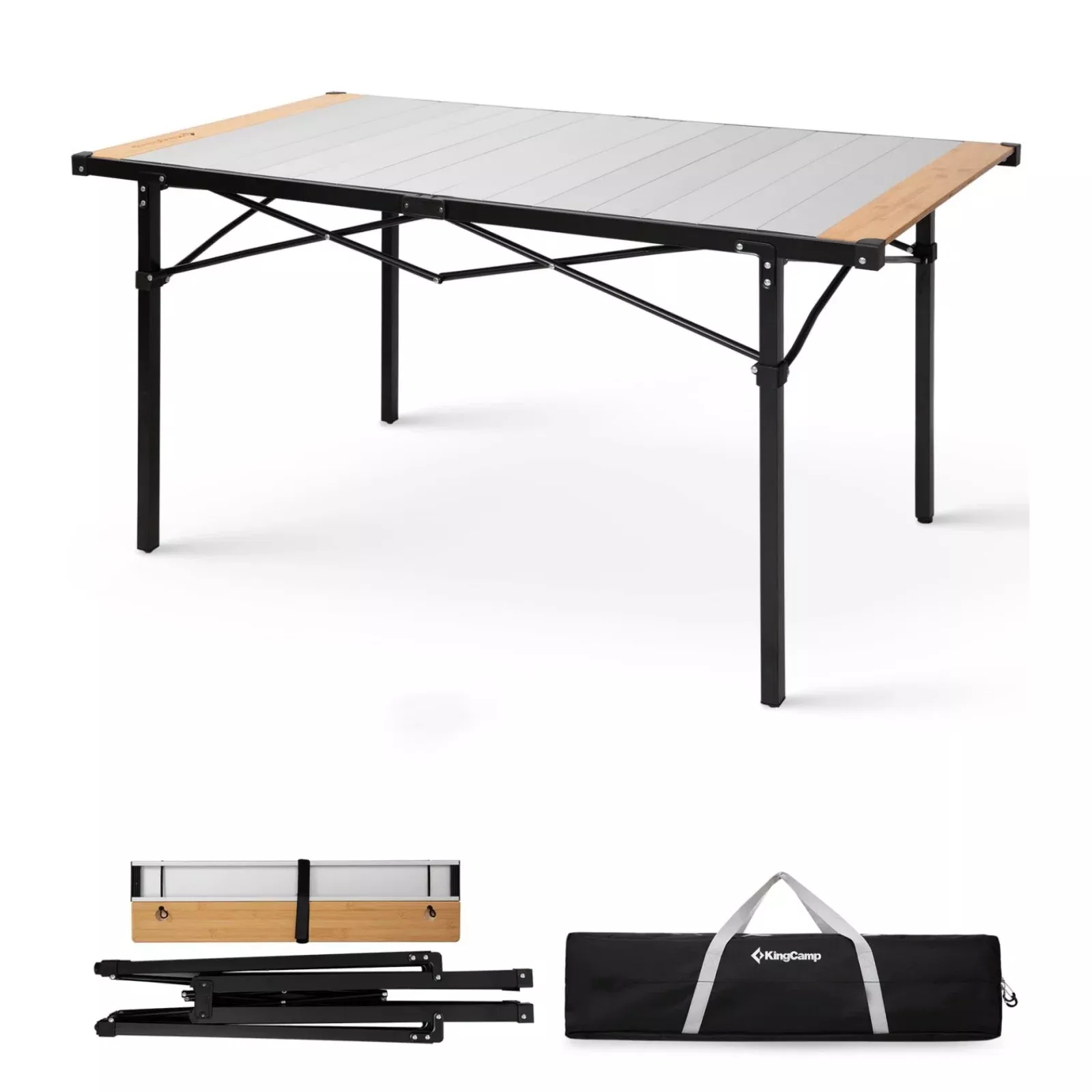KingCamp GRANITE PRO XL Folding Aluminum Table 53x27