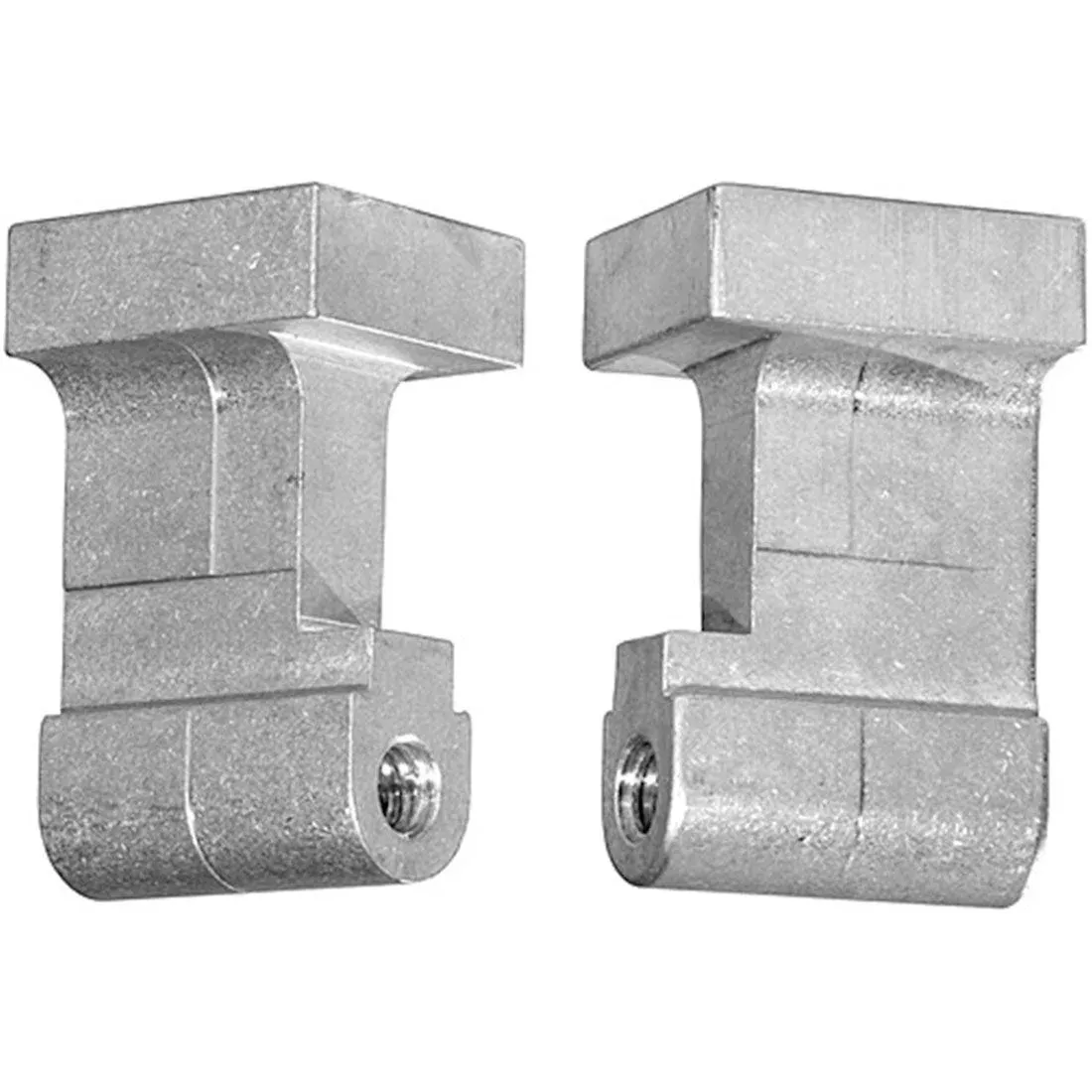 Light Source Jaw Set for Mega-Beam Flanges - Silver