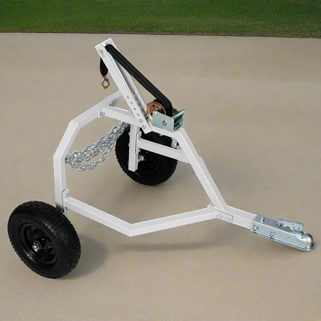 Log Skidding Arch ATV Trailer Dolly – 1000 Lb Capacity with Manual Winch | Model S1218