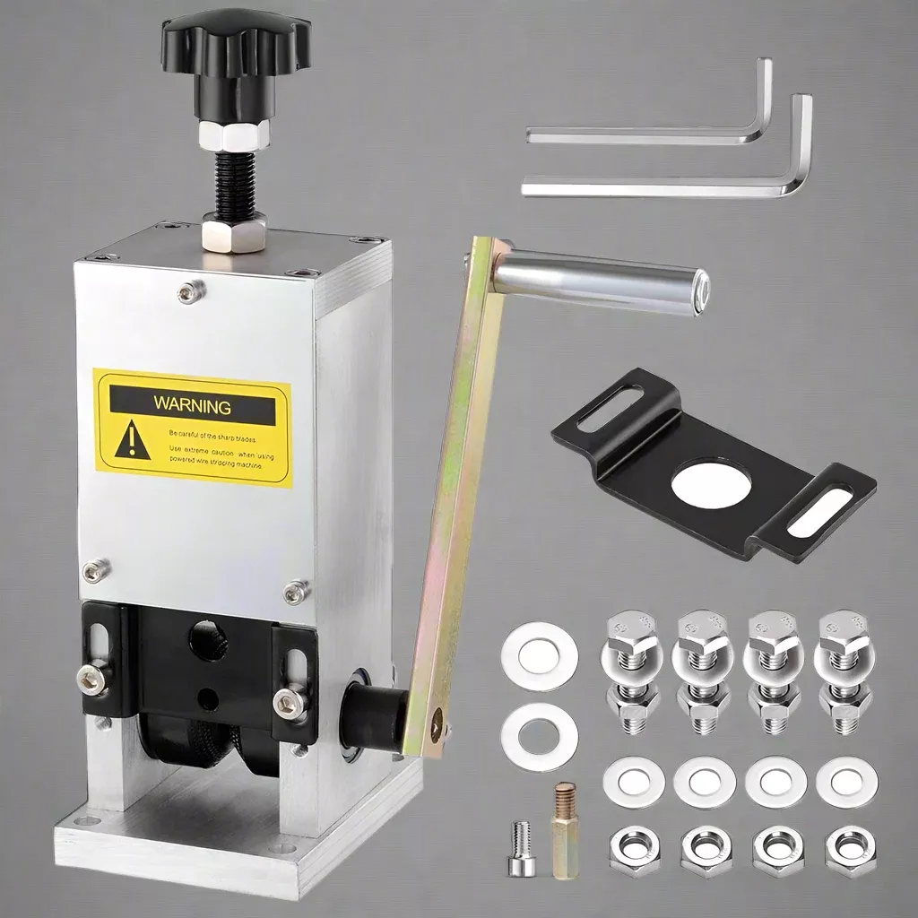 Manual Wire Stripping Machine for Copper | Hand-Crank Scrap Wire Stripper MWS25