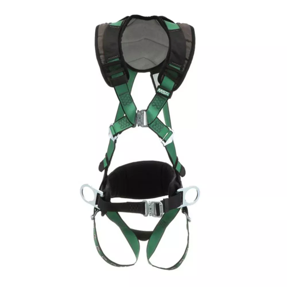 MSA V-FORM Construction Safety Harness w/Quick Connect Buckles