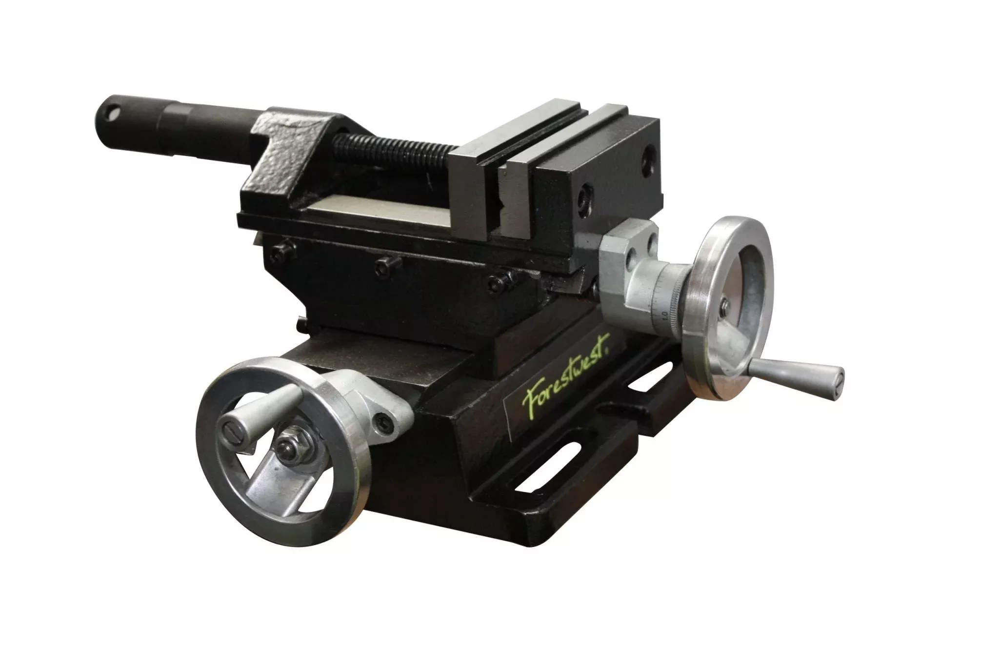 New 4-Inch Precision Cross Slide Vise – Cast Iron, 2-Axis Compound, Smooth Travel, Accurate Drilling & Milling