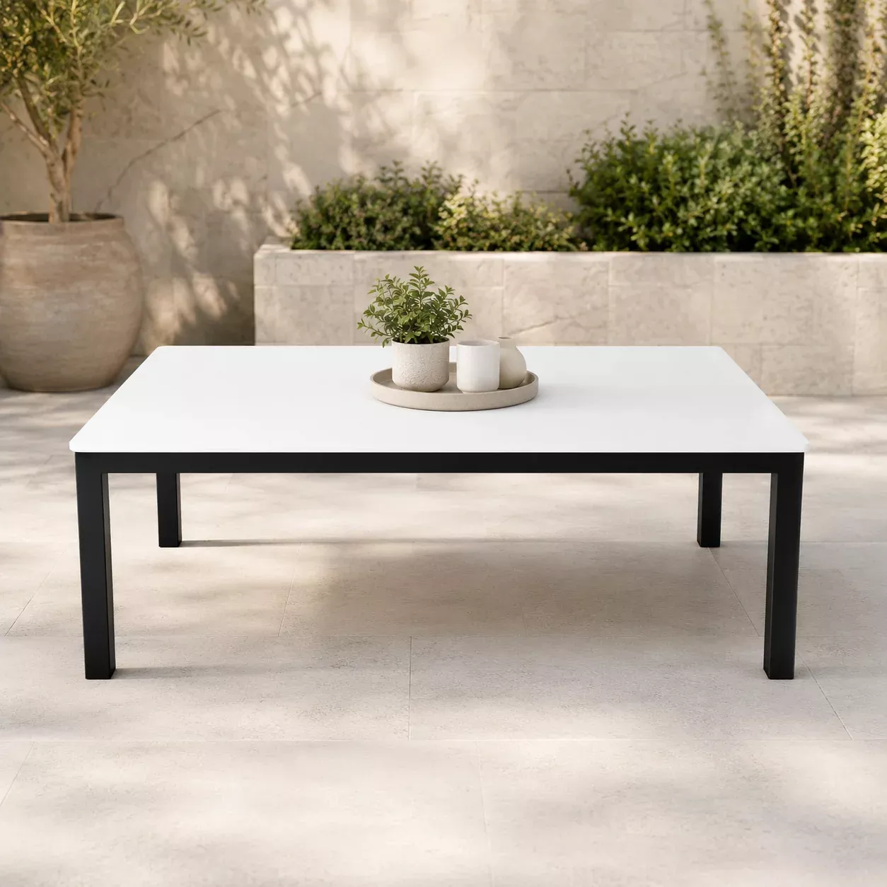 Origins Acrylic Resin Composite Dining Table w/ Legs