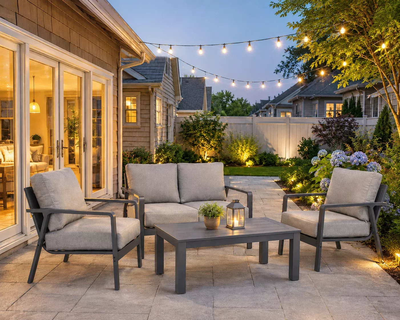 Paros 4-Piece Lounge Set