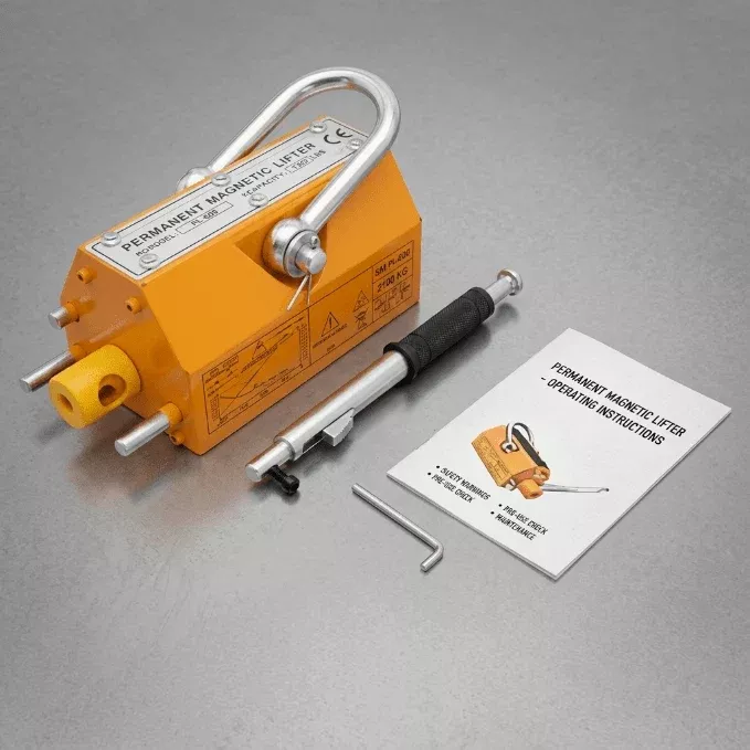 Portable Magnetic Plate Lifter – Heavy-Duty Steel & Metal Crane Hoist