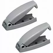 RV Designer Baggage Door Catch, Gray