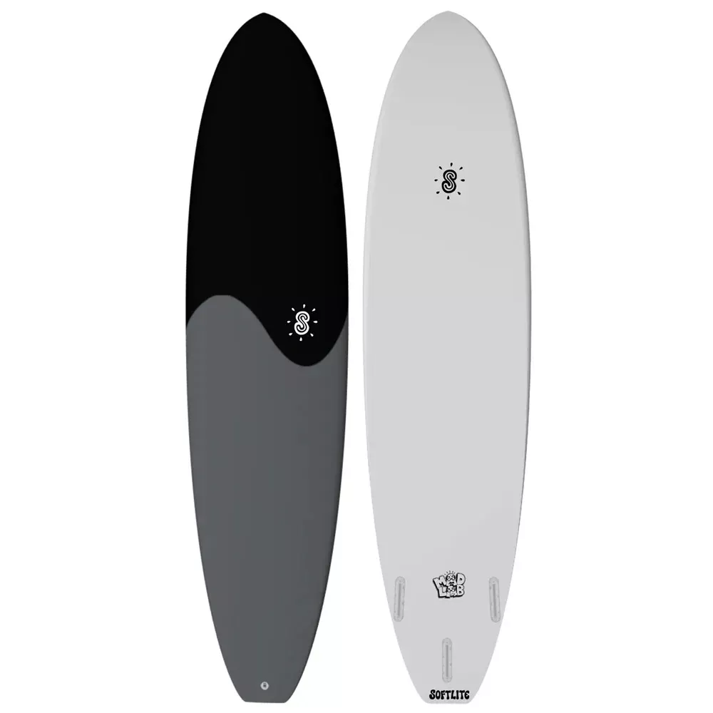 Softlite Mad Lab Hybrid Surfboard Black
