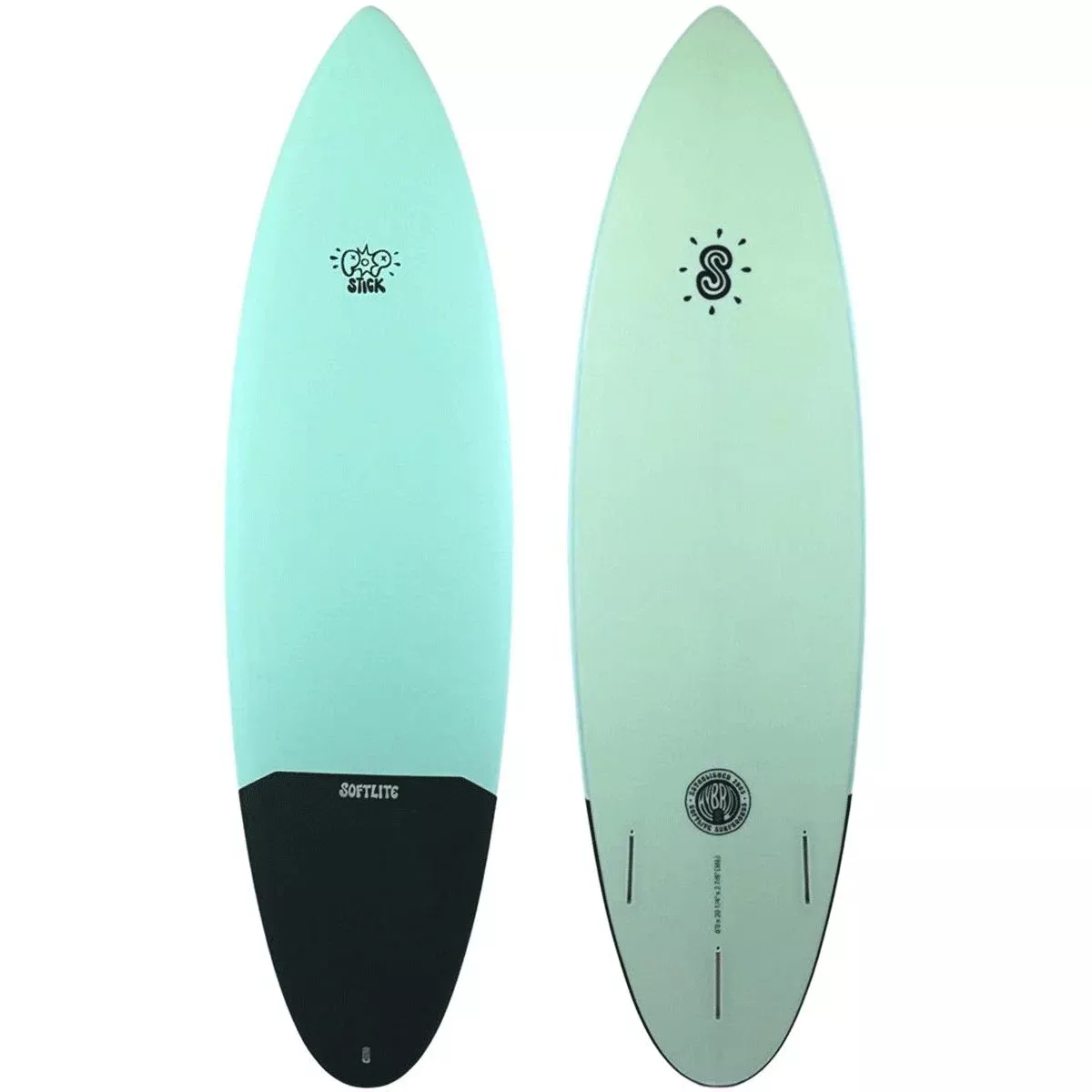 Softlite PopStick Hybrid Surfboard Ice Menthol