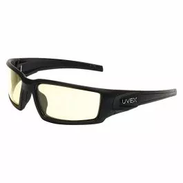 Uvex S2942XP Hypershock Black Frame with Amber Anti-Fog Glass