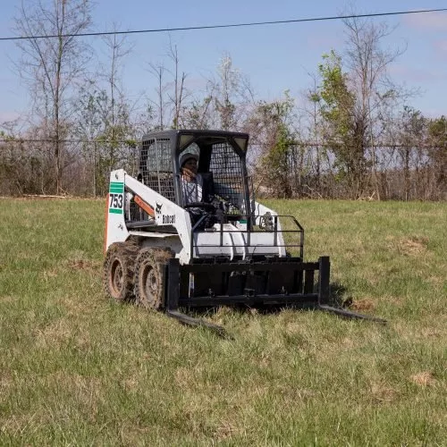 XL Wide Body Skid Steer Pallet Fork Frame with 2" Receiver Hitch – 60" & 72" Sizes, 5000 LB Capacity