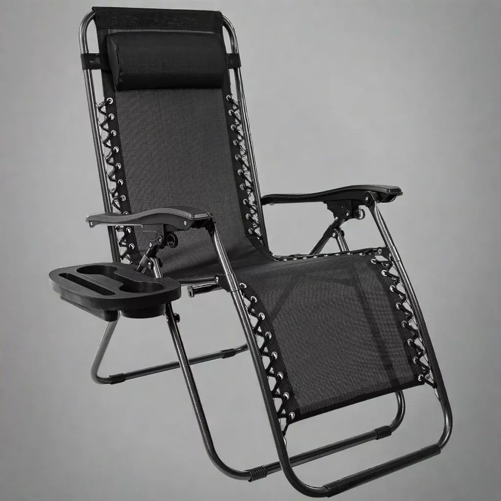 Zero Gravity Recliner Folding Chair – Comfortable Outdoor Adjustable Lounge Seat ZGC01A