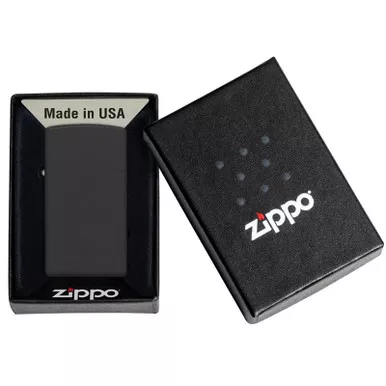 Zippo Slim Black Matte Windproof Lighter
